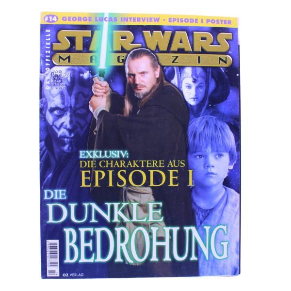 Star Wars Magazin 14 (1999) OZ Verlag | Episode 1 Special | inkl. Poster | hoppla-stuff.de